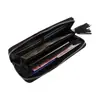 Carteira Masculina Longa Bolsa Longa para Celular Multifuncional Zíper Bolsa de Mão Bolsa Masculina Europeia e Americana Carteira com Vários Cartões Atacado