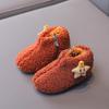 Botines para Bebé Niñas Zapatos Mao Mao para Niños Otoño e Invierno con forro polar Engrosados Botas para Niñas Botas de Algodón para Bebé Zapatos Cálidos para Niños Pequeños