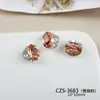 Decorações de Nail Art de Ovo de Pombo de Cristal, Strass de Unha Ovais Multifacetados Ultra Brilhantes de Luxo Leve, Acessórios de Maquiagem com Suporte de Leque