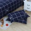 Funda de almohada gruesa funda de almohada sarga estudiante individual adulto funda de almohada lijado de cuero un par de diámetro interior 74*48cm
