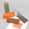 Estojo dobrável de alta qualidade estilo retrô para óculos, óculos de sol, óculos de grau, Embalagem personalizada para óculos com impressão de logotipo
