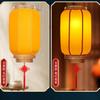 Linternas de Piel de Oveja, Linternas Rojas Decorativas Solares, Adornos Colgantes Creativos, Arreglos con el Carácter de Doble Felicidad, Suministros para Bodas, Estilo Chino Brillante