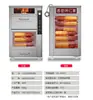 Máquina de Batata Doce Assada, Máquina Comercial de Pera Assada e Batata Doce Assada, Máquina Totalmente Automática de Pera Assada com Açúcar de Rocha para Barraca, Máquina de Batata Doce Assada com Caixa de Milho Assado