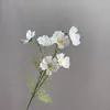 Flores de cosmos artificiales de 6 cabezas, frescas y elegantes, para decoración de bodas, arreglos florales para el hogar y proyectos exteriores