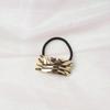 Tocado de joyería transfronterizo europeo y americano, banda de cuero con cola de caballo de aleación, accesorios para el cabello personalizados, cabello de moda simple de alta gama para mujeres