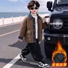 Chaqueta de Algodón Ligera Acolchada de Diamantes para Invierno Estilo Coreano Ropa Acolchada Infantil Moderna Fresca Casual Abrigo Top para Niños Pequeños