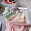 1.0 Calcinha Prata Grafeno Absorvente de Umidade Respirável Sem Costura Amônia Nua Sem Costura Cintura Média Algodão Virilha Cuecas Femininas Roupa Íntima para Mulheres