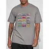 Camiseta Retro Mixtape 80s Cinta de Cassette en Blanco 1980s 90s Música