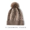 Chapéu de Caxemira Novo Outono e Inverno 2024 Estilo Coreano Feminino para Exterior Acolchoado Quente Protetores de Orelha Chapéu de Lã Tricotado