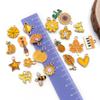 Mezcla de 20 gotas de aceite de hojas de flores amarillas, accesorios de joyería de aleación, pulseras, pendientes, llaveros, colgantes.