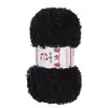 Hilo de Peluche de Lana Rizada de Oso Hecho a Mano Diy 50G Tejer Estilo Ins Bufanda Sombrero Muñeco de Dibujos Animados Hilo