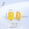 Accesorios DIY de la Tienda de Oro Puzuo, Colgante de Hello Kitty de Dibujos Animados Chapado en Oro con Agujero para Pulseras y Collares, Cuentas para Mujeres