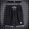 Camiseta Casual Suelta de Verano para Hombre, Manga Corta Waffled, Falso Dos Piezas, Manga Media de Seda de Hielo Delgada, Cuello Redondo, Ropa de Marca de Moda