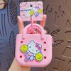 Llavero de Cámara de Proyección Sanrio Genuino Lindo Dibujo Animado Pareja Colgante para Mochila Escolar Llavero de Coche Regalo Venta al Mayoreo