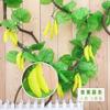 Vime de Frutas Artificiais Pendurado na Parede Videira Uva Ar Condicionado Decoração de Sala de Estar Interna Flor de Plástico Flor de Seda Videira