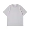 Nueva Camiseta de Algodón Puro Pesado de Manga Corta para Hombre, Color Sólido, Corte Holgado, Versátil, Camiseta Básica Simple de Moda para Mujer