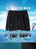Pantalones Casuales Sueltos Pantalones Cortos Deportivos Pantalones Cortos de Verano para Hombre Transpirables Talla Grande Moda Transfronteriza Pantalones Finos de Cinco Puntos para Hombre