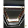 Claraboia de sótão blackout favo de mel celular superfície de telhado inclinado toldo retrátil com moldura persiana de rolo de janela fixa