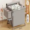 Cesta de ropa sucia con tapa, cesta de almacenamiento de ropa sucia plegable, cesta de lavandería para baño, cesta de almacenamiento de ropa de gran capacidad para baño