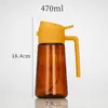 Botella Pulverizadora de Aceite de Oliva Gruesa a Prueba de Luz Verde de Gran Capacidad a Prueba de Fugas con Asa y Aceitera de Vidrio de Doble Uso Amazon