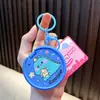 Chaveiro Criativo Console de Jogo Musical com Espelho Flip Divertido Mestre do Ritmo Alívio do Estresse Brinquedo de Estudante Pingente Presente