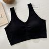 Cross-border Plus Fertilizante Plus Seamless Fixed Cup Sports Non-steel Ring Wrap Bra Vest Plus Size Beautiful Back Tube Top Mulheres