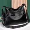 Bolso para Mujeres de Mediana Edad y Mayores 2026 Nuevo Estilo Retro Europeo y Americano Gran Capacidad Piel Suave PU Estilo Mamá Bolso de Hombro Cruzado Venta al por Mayor