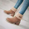 Comercio exterior transfronterizo europeo y americano botas de pelo wish venta caliente Amazon otoño e invierno botas cortas de cachemira botas de mujer talla grande botas de nieve
