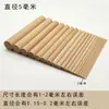 Madera diy Haya tiras redondas de madera maciza palos redondos palos redondos palitos delgados tiras decorativas de Haya tapiz de cuerda de algodón tejido