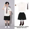 Figurinos de performance para coro no Dia das Crianças, uniformes de classe para fotos de formatura do jardim de infância, trajes de performance para competição de declamação de poesia para alunos do ensino fundamental