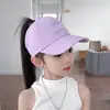 Gorra de Béisbol para Padres e Hijos, Gorra Infantil, Sencilla de Color Sólido, Visera Suave, Ala Ancha, Protección Solar, Versátil Gorra de Béisbol