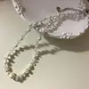 Collar y Pulsera de Lujo Ligero 'Luz de Luna de París' Collar de Estilo de Diseño de Nicho Dulce y Elegante
