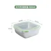 Juego de 3 recipientes de acero inoxidable 304 para alimentos, caja cuadrada sellada estilo coreano con tapa, contenedor de alimentos a prueba de fugas, juego de tres piezas al por mayor