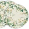 Temu verano transfronterizo nuevo ramas de flores y hojas estilo chino bola de flores mantel redondo de lino diseño de restaurante impermeable y aislamiento térmico