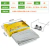 Lámpara de alcohol grande desechable para conservación del calor, lámpara calefactora de agua hirviendo, lámpara para pescado a la parrilla, olla caliente, embalaje de papel de aluminio, portacajas de hojalata