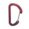 Mosquetón de Escalada para Exteriores No. 4 Ganchos en D de Aleación de Aluminio Llavero Mochila Colgador Rápido Clip para Botella de Agua Mosquetón Multifuncional para Escalada