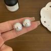 Pendientes de plata S925 con diseño de flor degradada de cristal y aguja, nuevo estilo, luz de hadas, lujo, Internet, moda de celebridades.