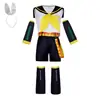 Disfraz Cosplay de Mirror Sound Twins, Atuendo Cosplay de Anime, Conjunto de Uniforme Escolar de Hermano y Hermana, Ropa de Cosplay, Disfraz de Escenario