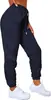 Outono e Inverno 2024 Nova Roupa Feminina Europeia e Americana de Comércio Exterior Cruzado Casual Solta Esportiva com Cordão Calça Jogger de Perna Larga para Mulheres