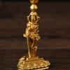 Cobre Puro Nepalés Tantra Dharma Lu Dawei Ma Tou Ming Rey Demonio Mortero Lento Puba Pendle Colgante con Base
