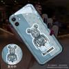 Capa de celular Apple 13pro 15 nova capa de celular iphone16 14promax luminosa 13 urso de metal aplicável