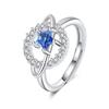 Cross-Border New Planet Ring na Europa e América simples micro-inset brinco de zircônio conjunto pingente com joias de cartão de felicitações