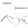 Gafas de moda de metal con forma de ojo de gato, con diseño transfronterizo, con lentes planas de comercio exterior y inserción CP, montura de gafas para mujer 3006
