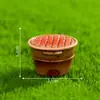 Terrario de musgo, figura de panda creativa y adorable para hacer té alrededor de una estufa, accesorios de decoración DIY, adornos en miniatura
