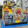 Escorregador Seco Inflável Robô Grande de Duas Pistas Para Festival