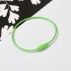 Creativo DIY hecho a mano llavero anillo pintura de color anillo de alambre de acero inoxidable cadena anillo etiqueta hebilla colgante de mochila