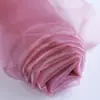 Tecido de Organza, Fio Rígido, Fio de Três Fios, Tecido Transparente com Glitter para Vestido de Casamento, Fio Decorativo para Artesanato, Tecido para Bolsa, Perolado