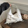 Bolso de Hombro Texturizado con Lazo de Moda y Sencillo 2026 Nuevo Bolso de Hombro Plisado de Moda Bolso Nube Bolso de Mujer