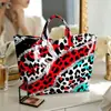 2026 Nuevo Sitio Independiente Transfronterizo Temu Bolso de Mano Impermeable PVC+Lona Portátil de Viaje Bolso de Hombro Bolso Tote