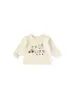 Ropa Infantil Bangxuan Nuevas Llegadas de Primavera Camiseta Redonda para Niños Linda Camiseta de Manga Larga con Graffiti para Niños